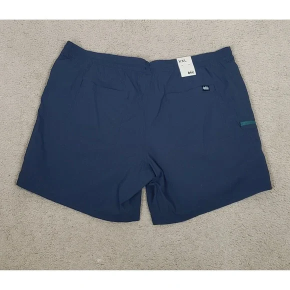 REI Co-op Men Trailmade Shorts XXL Blue Nights Hiking Stretch UPF 50+ Gorpcore - Picture 6 of 12
